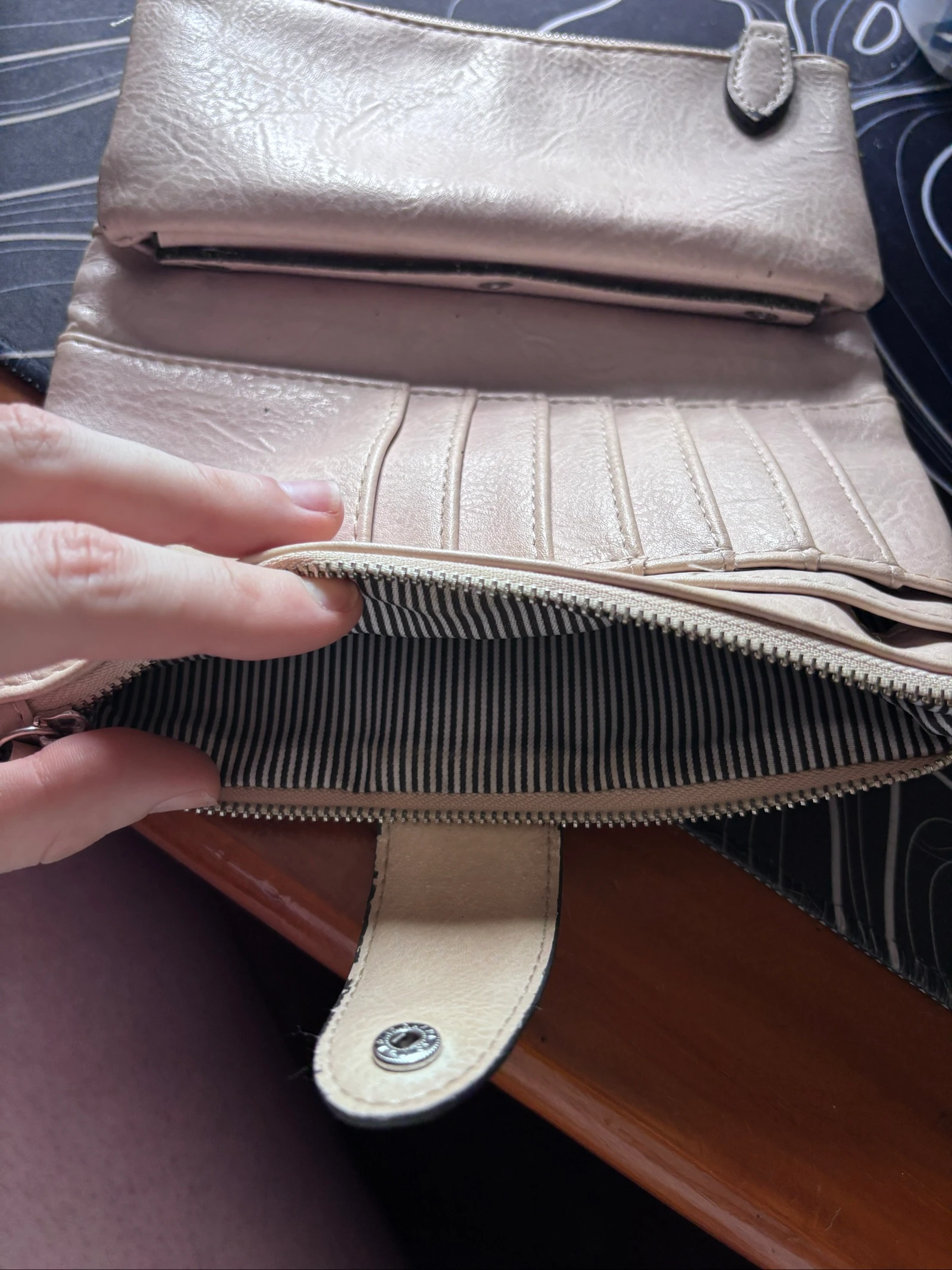 Cartera beige Maxfly – photo 6